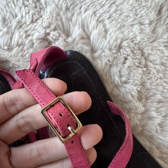 DVF Diane Von Furstenberg Sequin Embellished Ankle Strap Sandals Pink Purple 5.5 - Picture 12 of 14